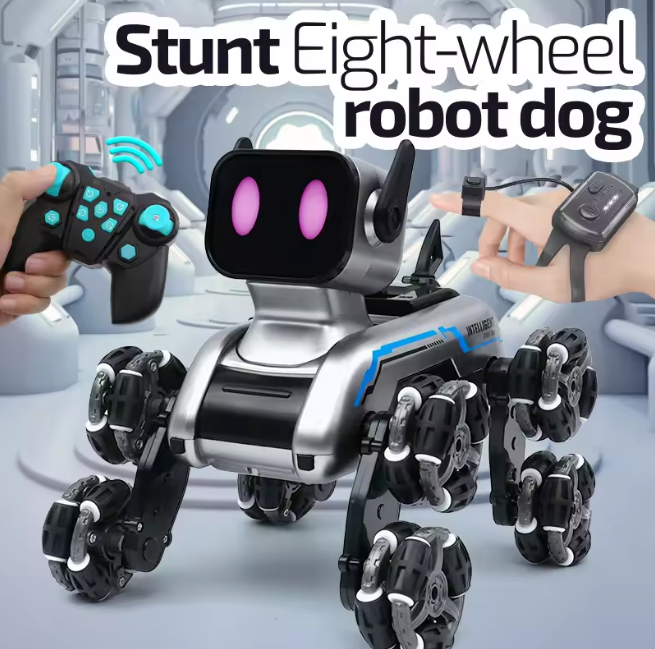 Stunt Robot Dog — Remote & Watch Control with Mist Spray