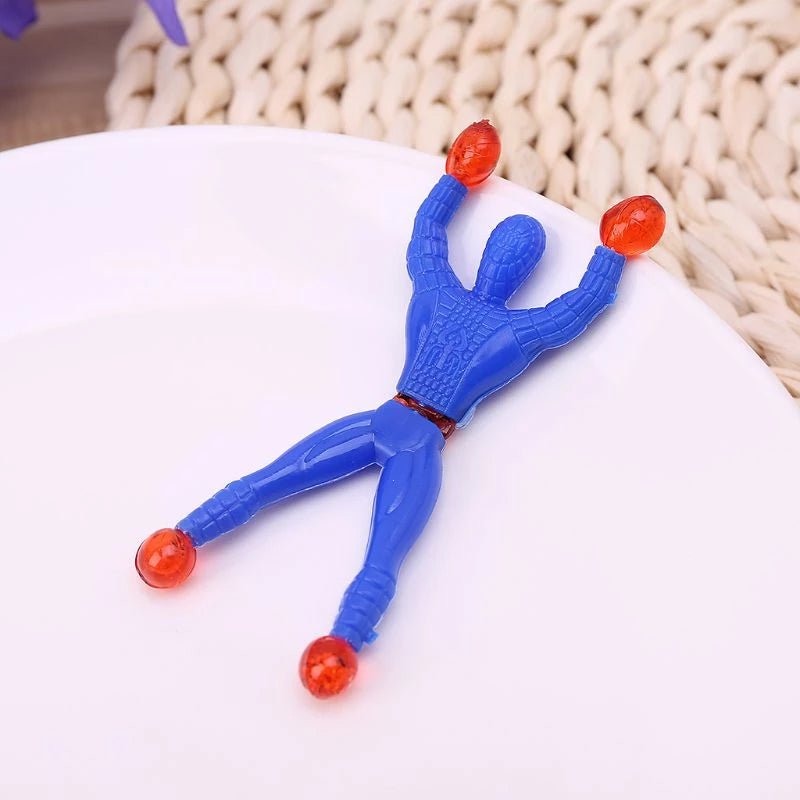 Wall-Climbing Flip Men — 40-Piece Sticky Party Toys